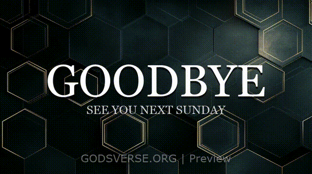 Goodbye motion background geometric worship