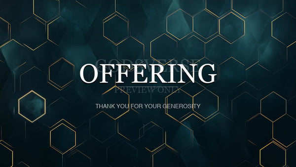 Offering worship background geometric worship