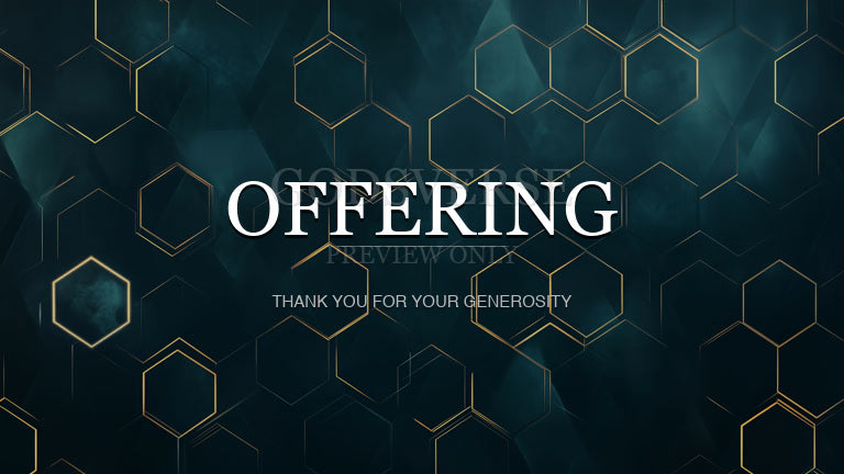 Offering worship background geometric worship
