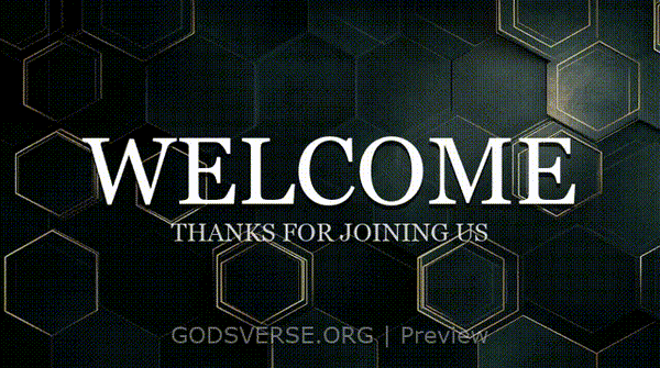 Welcome motion background geometric worship