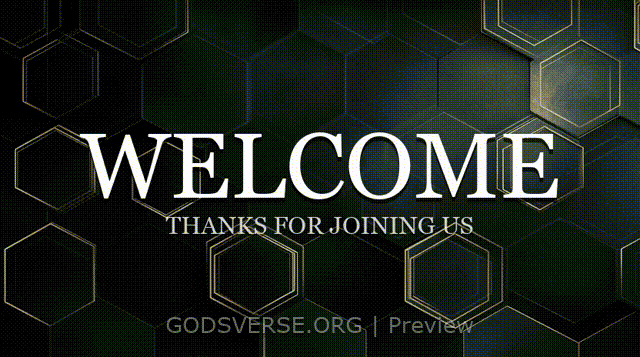 Welcome motion background geometric worship