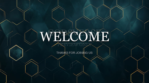 Welcome worship background geometric worship