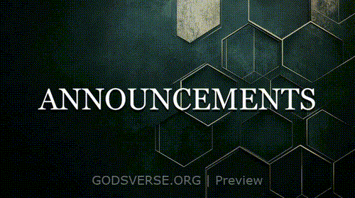 Announcements motion background geometric worship