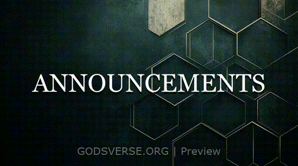 Announcements motion background geometric worship