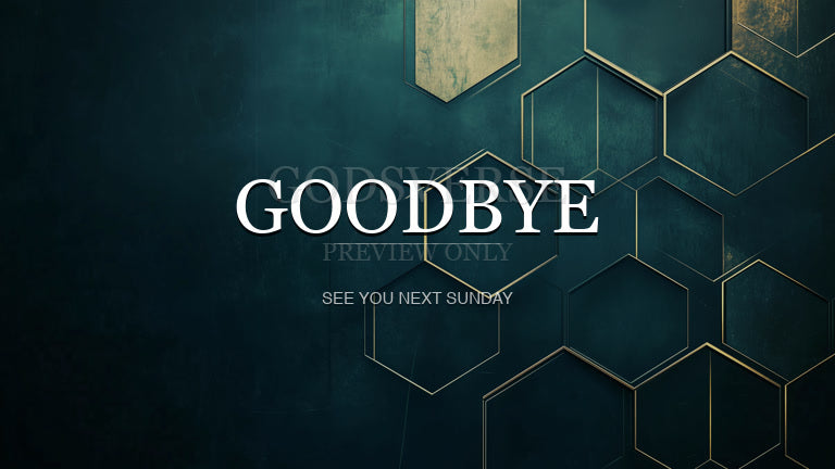 Goodbye worship background geometric worship