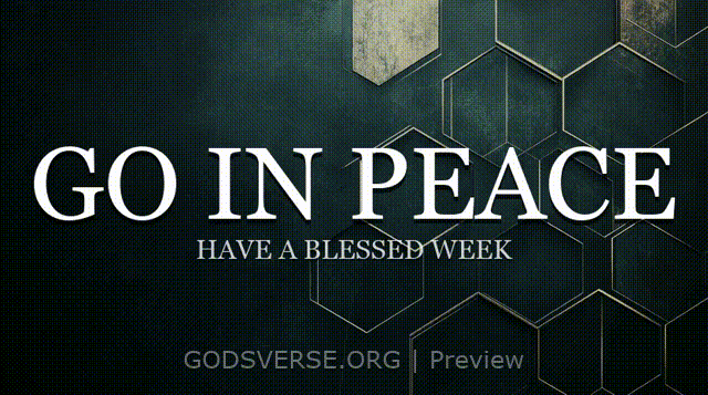 Go In Peace motion background geometric worship