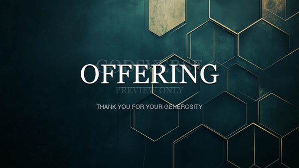 Offering worship background geometric worship