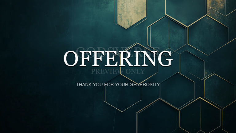 Offering worship background geometric worship