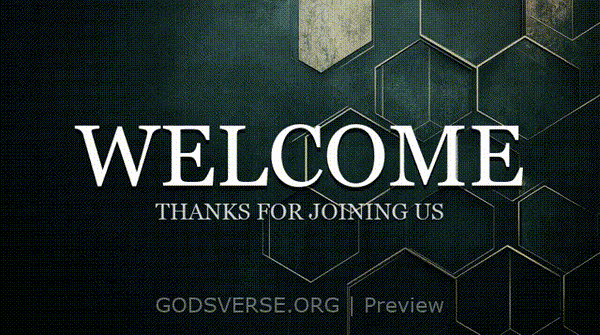 Welcome motion background geometric worship