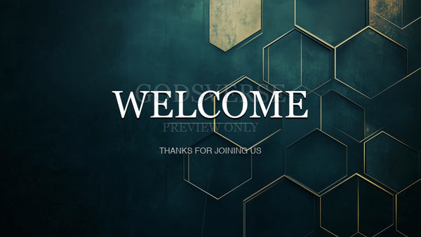 Welcome worship background geometric worship