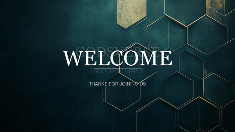 Welcome worship background geometric worship
