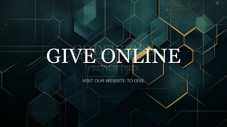 Give Online worship background geometric worship