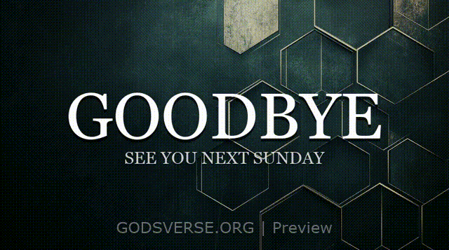 Goodbye motion background geometric worship
