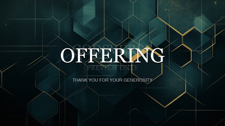 Offering worship background geometric worship