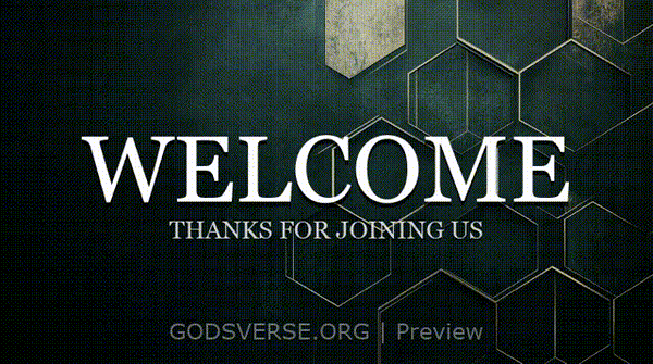 Welcome motion background geometric worship