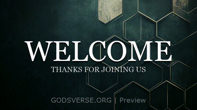 Welcome motion background geometric worship