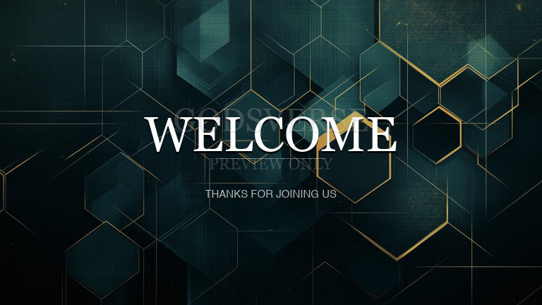 Welcome worship background geometric worship