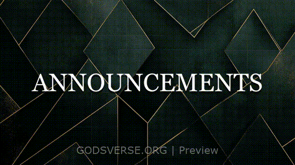 Announcements motion background geometric worship