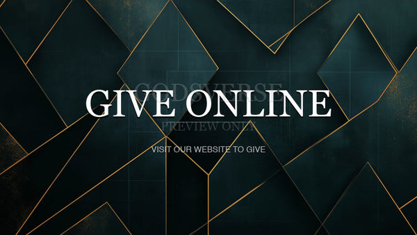 Give Online worship background geometric worship