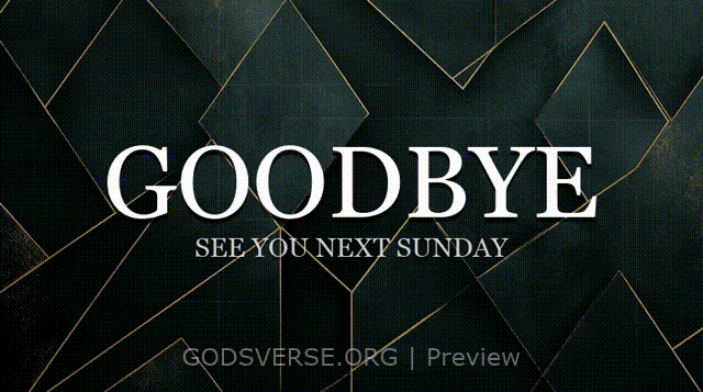 Goodbye motion background geometric worship