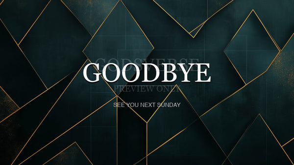 Goodbye worship background geometric worship