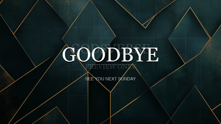Goodbye worship background geometric worship