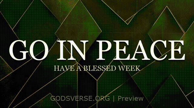 Go In Peace motion background geometric worship
