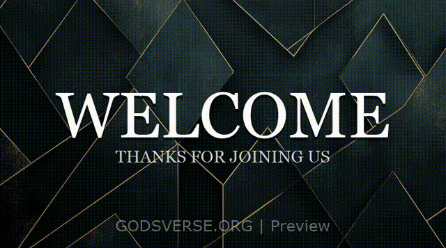 Welcome motion background geometric worship