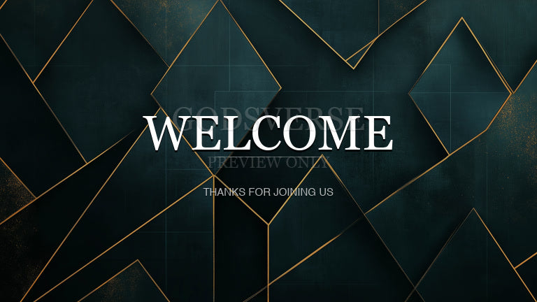 Welcome worship background geometric worship