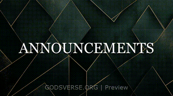 Announcements motion background geometric worship