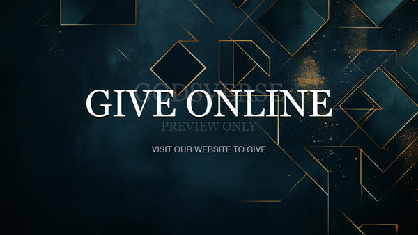 Give Online worship background geometric worship