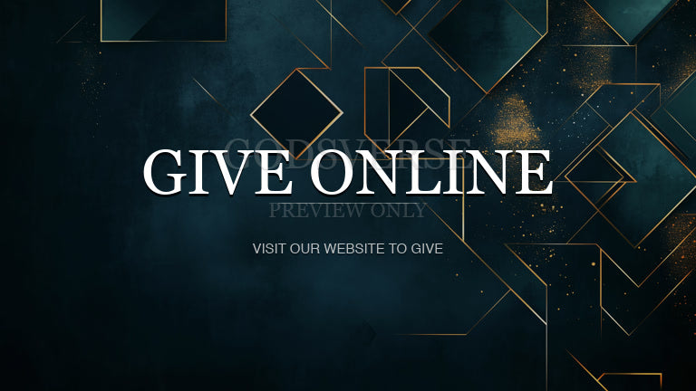 Give Online worship background geometric worship