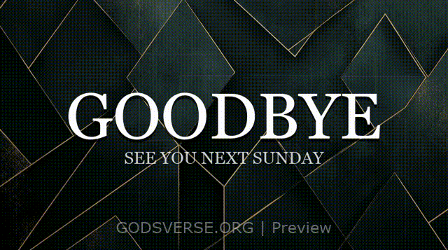 Goodbye motion background geometric worship