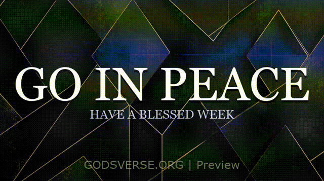 Go In Peace motion background geometric worship