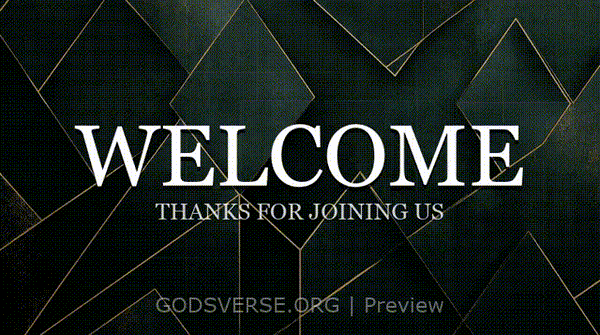 Welcome motion background geometric worship