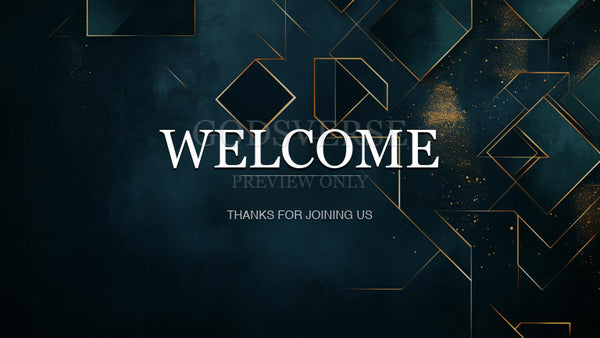 Welcome worship background geometric worship