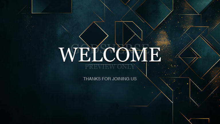 Welcome worship background geometric worship