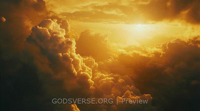 Blank motion background heavenly clouds
