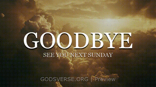 Goodbye motion background heavenly clouds