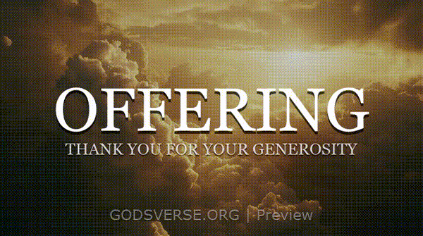 Offering motion background heavenly clouds