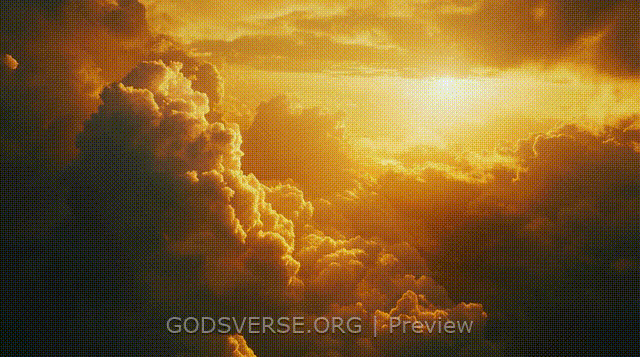 Blank motion background heavenly clouds