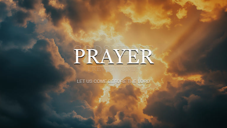 Prayer worship background heavenly clouds