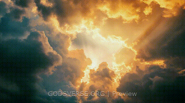 Blank motion background heavenly clouds