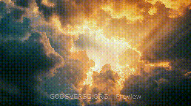 Blank motion background heavenly clouds
