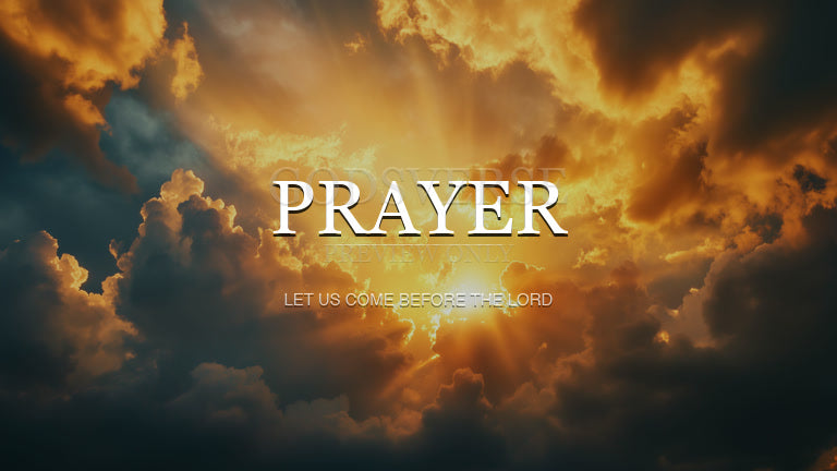 Prayer worship background heavenly clouds