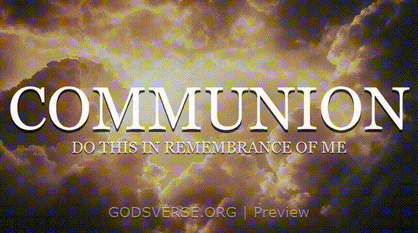 Communion motion background heavenly clouds