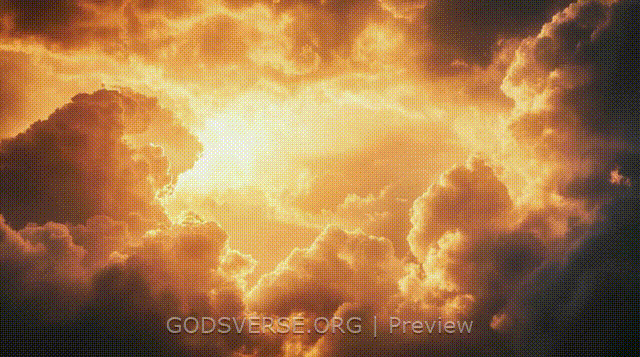 Blank motion background heavenly clouds
