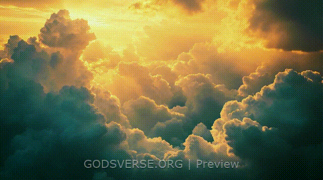 Blank motion background heavenly clouds