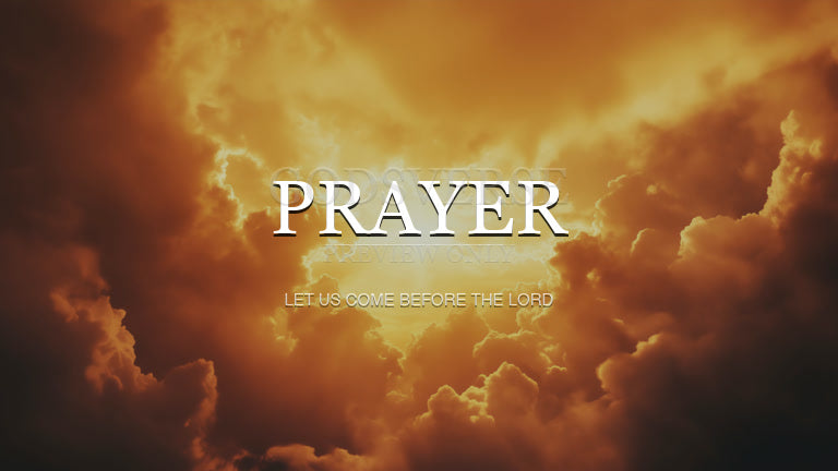 Prayer worship background heavenly clouds