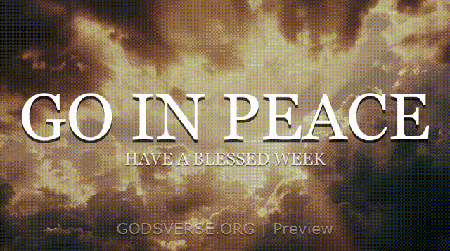 Go In Peace motion background heavenly clouds